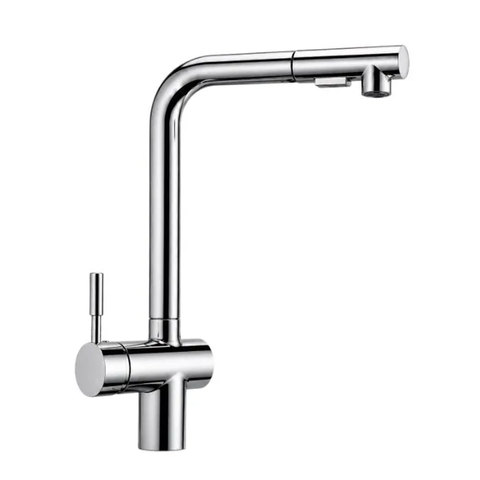 LNC003 with Pull-Out Spout Platinum (Chrome)