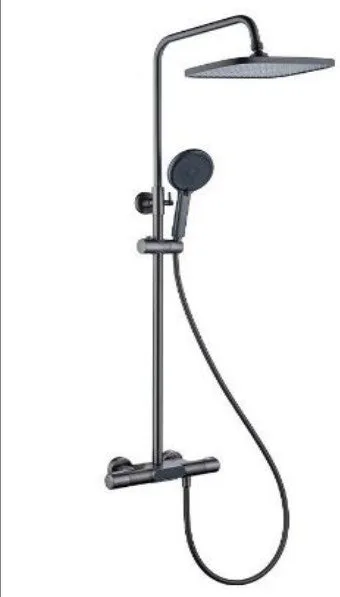 NES892 Shower Column with thermostat Platinum