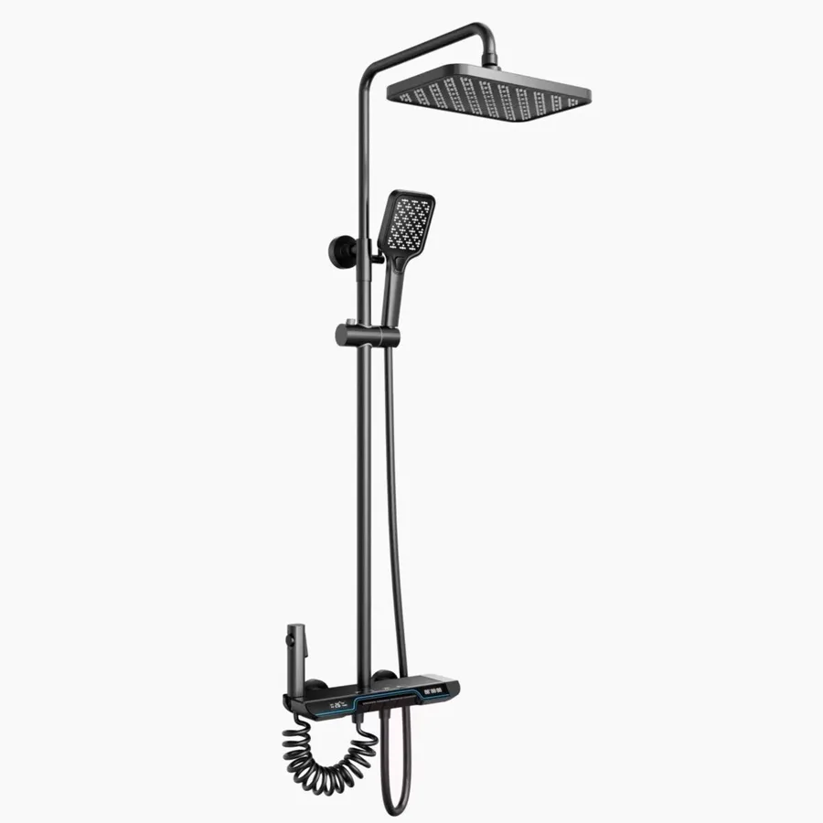 KZ22 Shower Column with thermostat Platinum