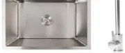 Σετ Νεροχύτης κουζίνας Zelto 6050 Inox ECN  2.00mm/0.5mm & μπαταρία κουζίνας 56 NESP — 1