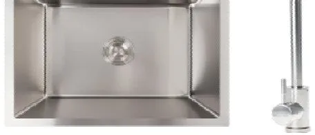 Σετ Νεροχύτης κουζίνας Zelto 6050 Inox ECN  2.00mm/0.5mm & μπαταρία κουζίνας 56 NESP