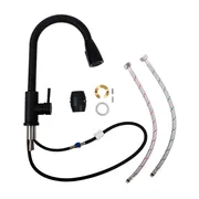 LN08 with Pull-Out Spout Black — 2