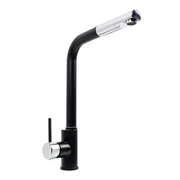 Q411MB with Pull-Out Spout Black & Chrome — 1