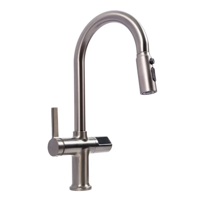 NSC087 Smart Kitchen Faucet with Touch Sensor & Temperature Display